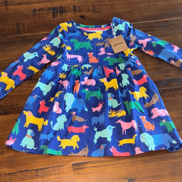 Mini Boden Other - NWT Mini Boden Dog Print Dress
